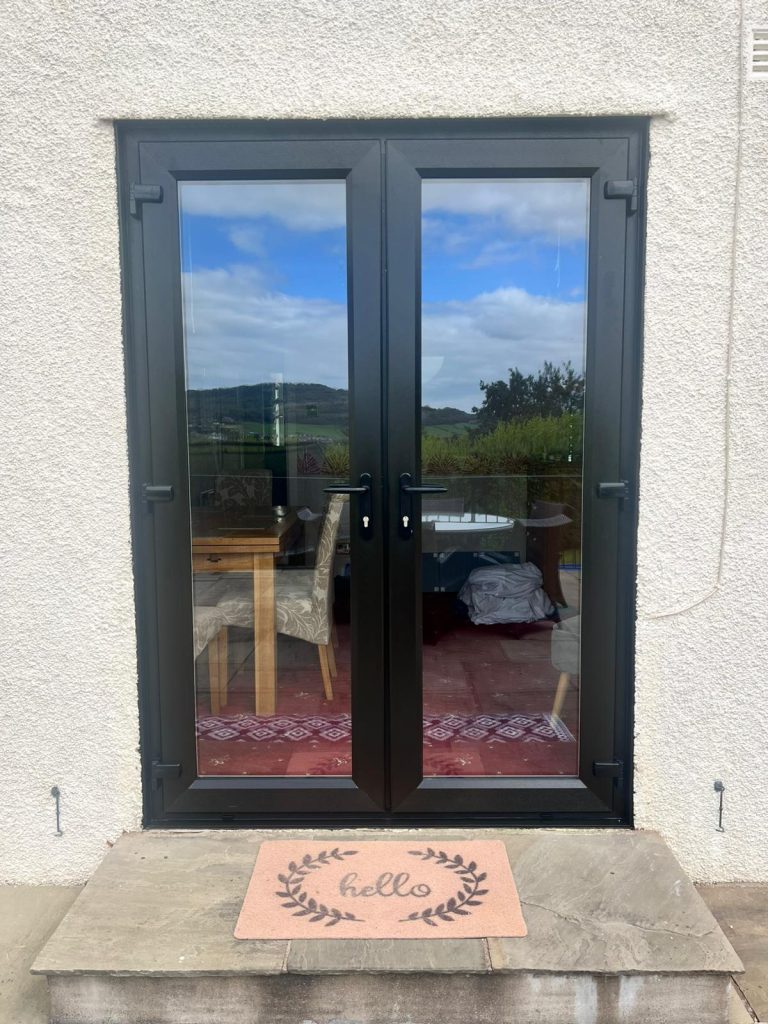 Black French Door